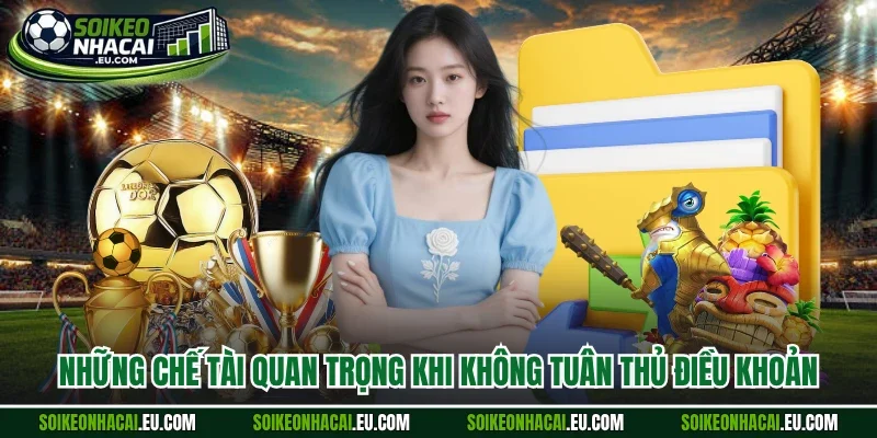 Những chế tài quan trọng khi không tuân thủ điều khoản