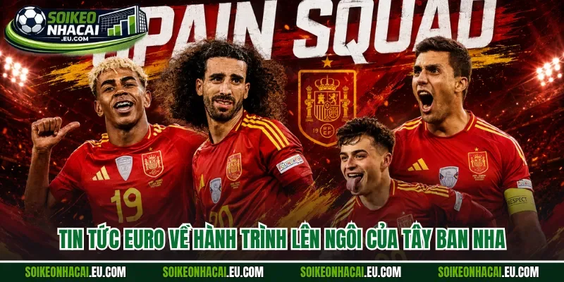 Tin tức Euro về hành trình lên ngôi của Tây Ban Nha